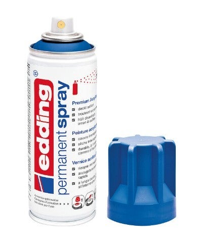edding 5200 Permanentspray enzianblau matt, 200 ml (903, RAL 5010)