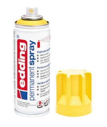 edding 5200 Permanentspray verkehrsgelb matt, 200 ml (905, RAL 1023)