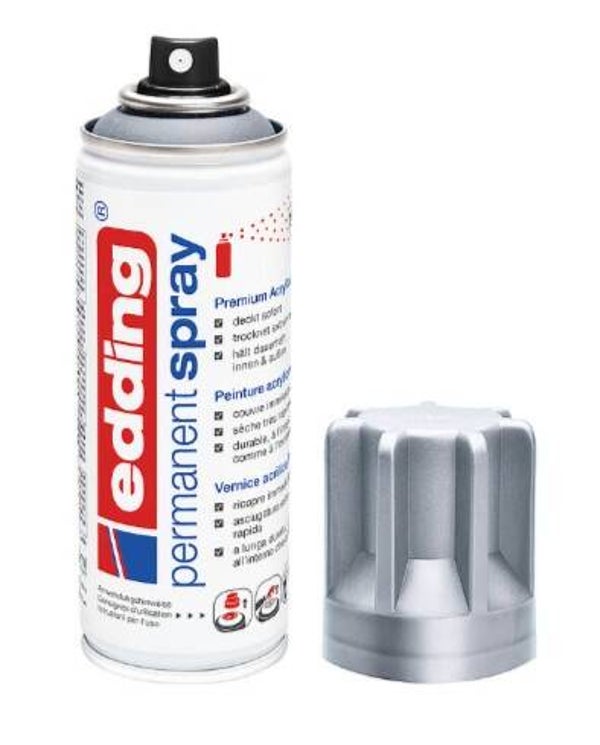 edding 5200 Permanentspray silber matt, 200 ml (923)