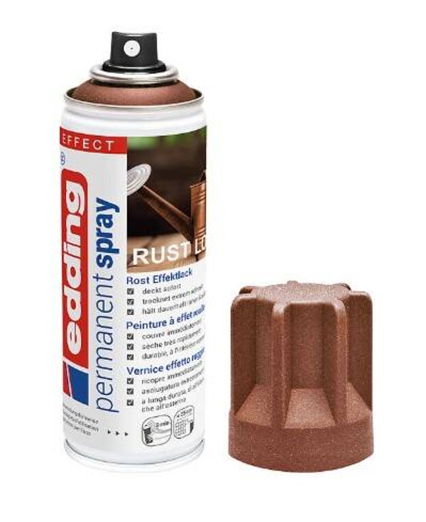 edding 5200 Permanentspray Rost Effektlack matt, 200 ml (936)