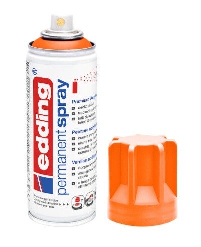 edding 5200 Permanentspray neonorange matt, 200 ml (966)