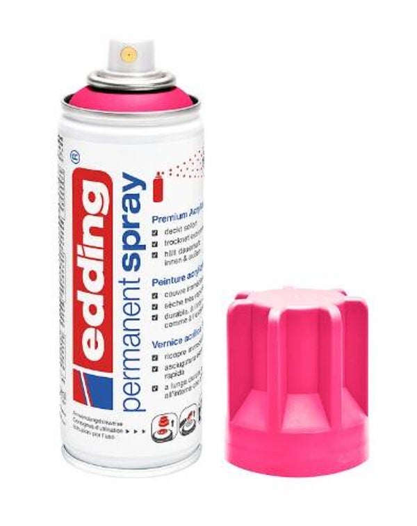 edding 5200 Permanentspray neonpink matt, 200 ml (969)