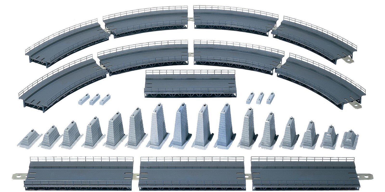 Faller 120471 Auf- und Abfahrt kpl.