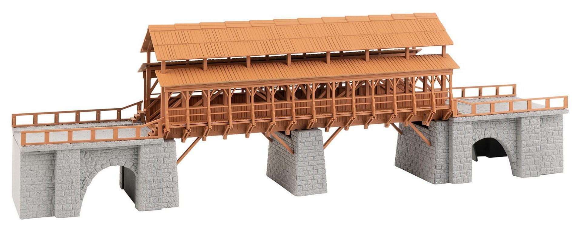 Faller 120527 Eisenbahn-Holzbrücke