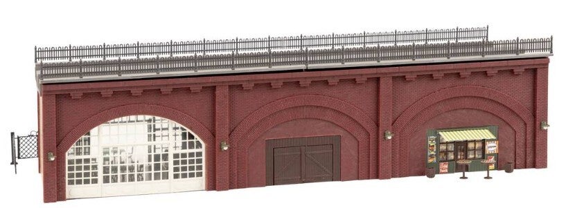 Faller 120571 Arkaden mit Geschäften und Inneneinrichtungen