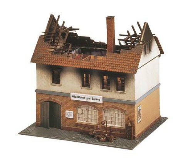 Faller 130429 Brandruine Gasthaus Zur Sonne