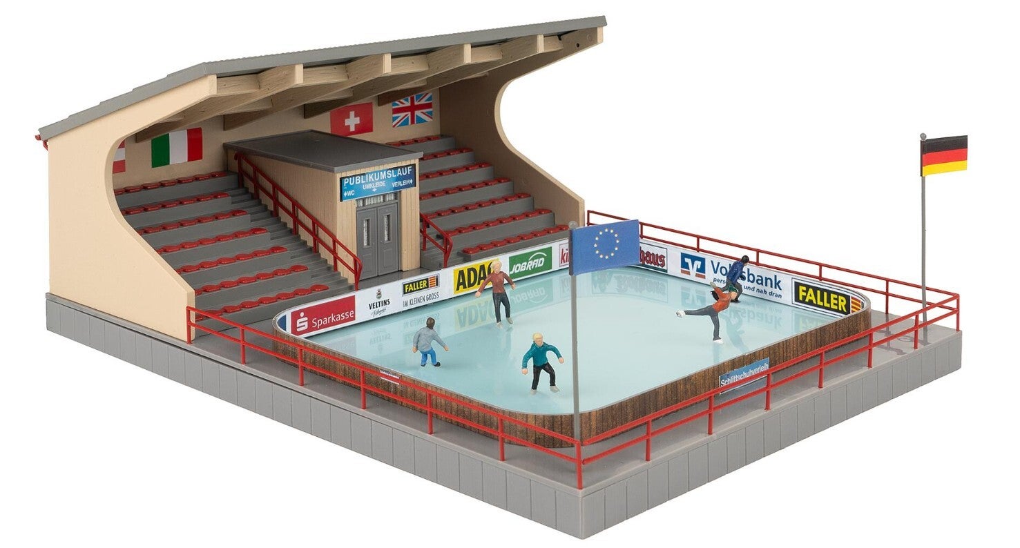 Faller 134005 Kunsteisbahn mit bewegten Figuren