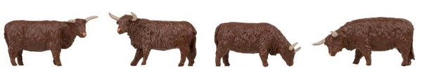 Faller 151958 Hochlandrinder, braun