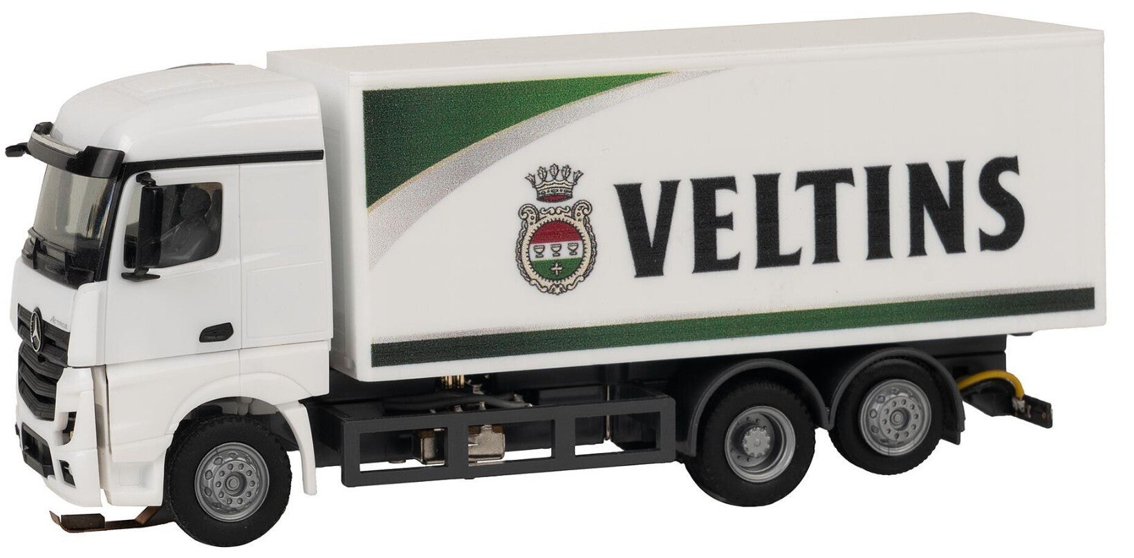 Faller 161439 LKW MB Actros Streamspace Kofferaufbau Veltins Getränke