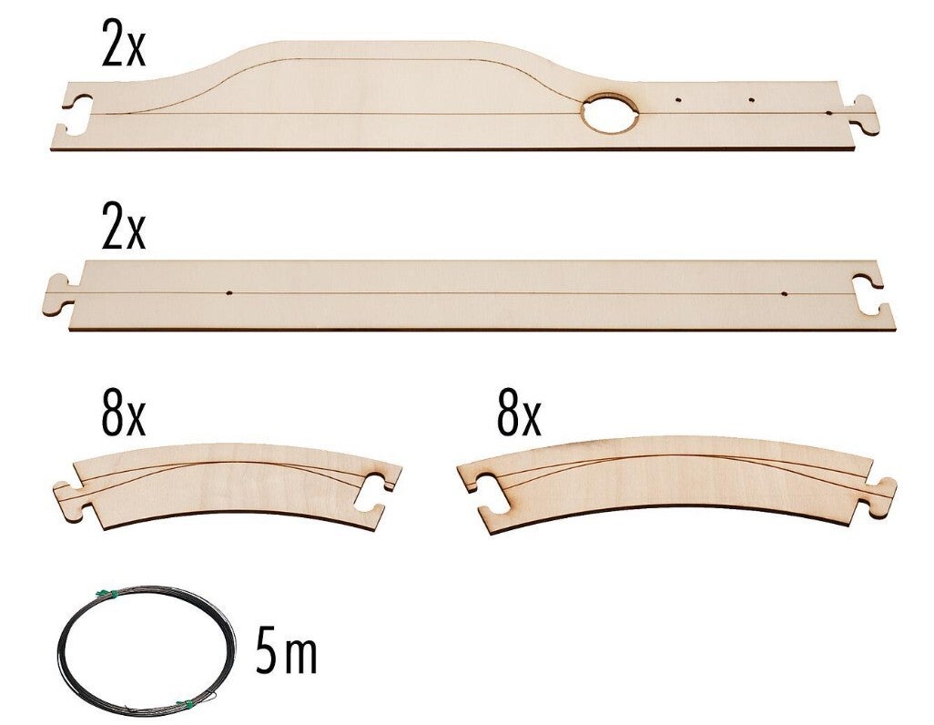 Faller 162100 Laser-Street Basis-Set Strassenelemente