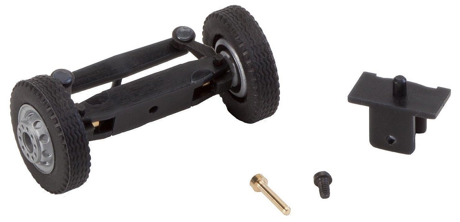 Faller 163002 Vorderachse, komplett montiert für LKW / Bus (mit Rädern)