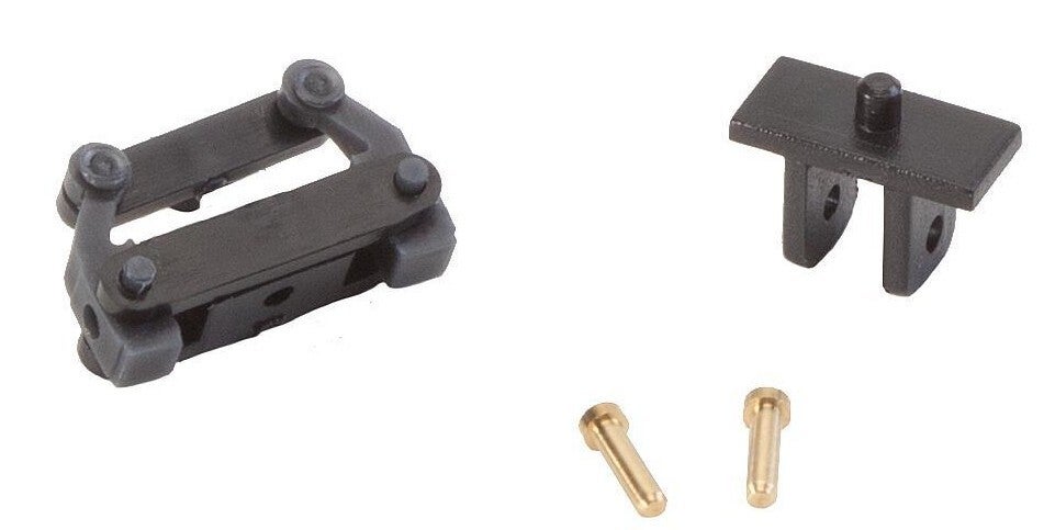 Faller 163053 Vorderachse, montiert für PKW schmal, ohne Räder (9 mm)