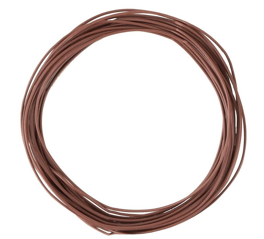 Faller 163788 Litze 0,04 mm², braun, 10 m