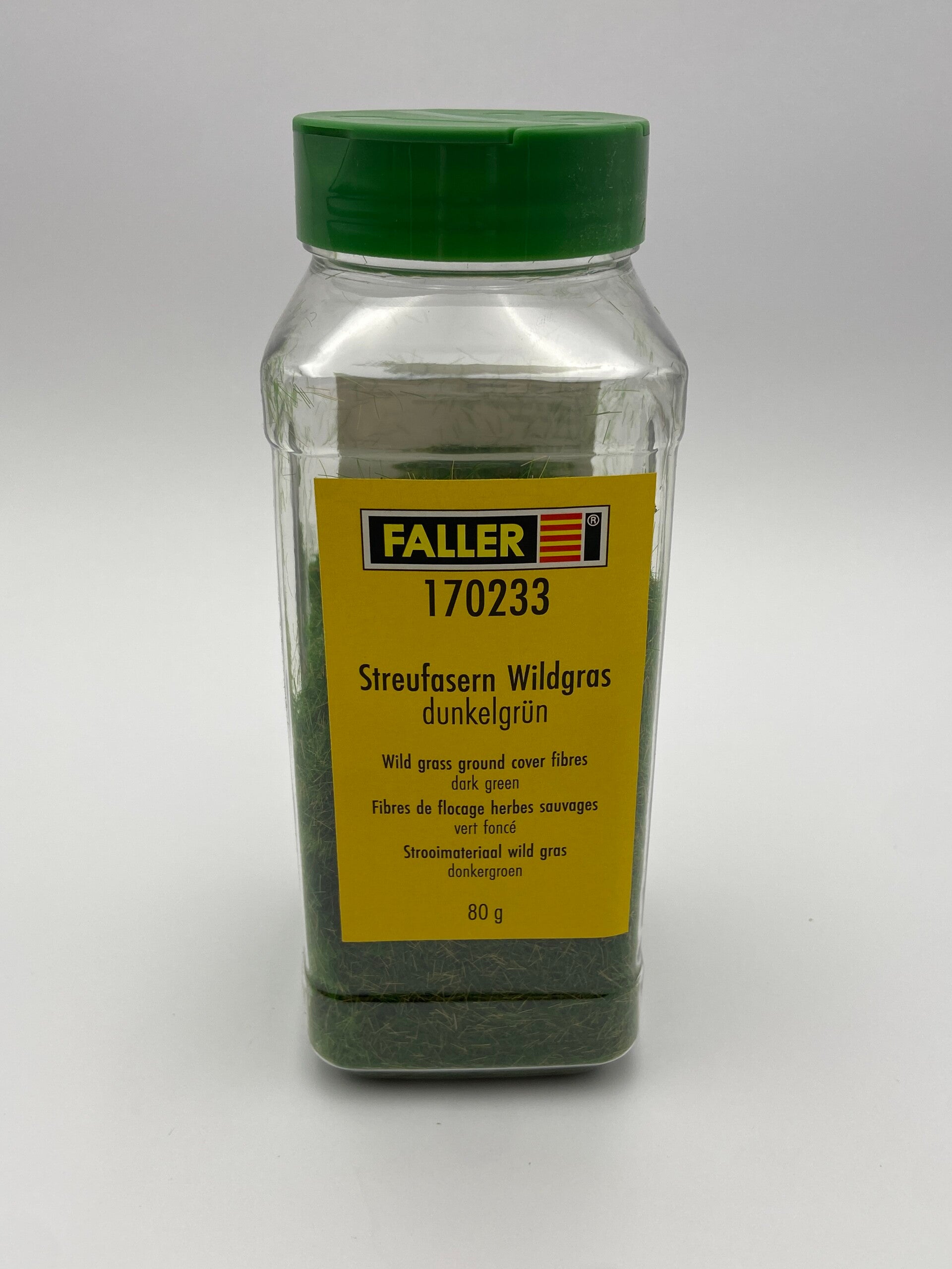 Faller 170233 Streufasern Wildgras, dunkelgrün, 4 mm, 80 g