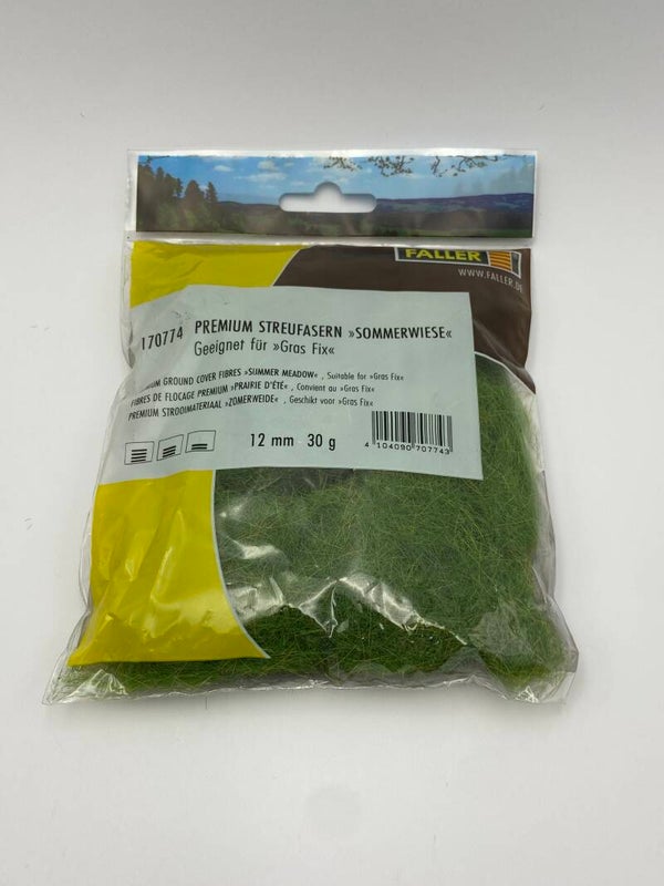 Faller 170774 PREMIUM Streufasern Sommerwiese, lang, 12 mm, 30 g