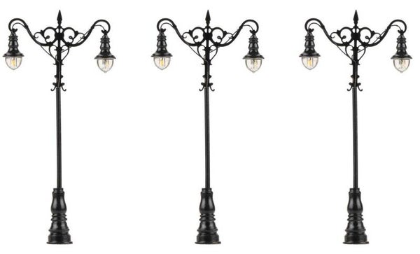 Faller 180114 LED-Laterne, Kugel-Hängeleuchten, warmweiss, 3 Stück