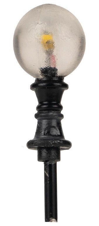 Faller 180137 LED-Wegleuchte, Kugel, warmweiss, 3 Stück