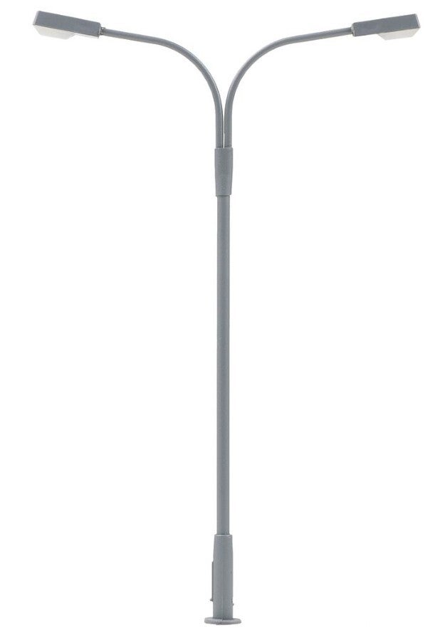 Faller 180220 LED-Kofferleuchte, zweiarmig, kaltweiss