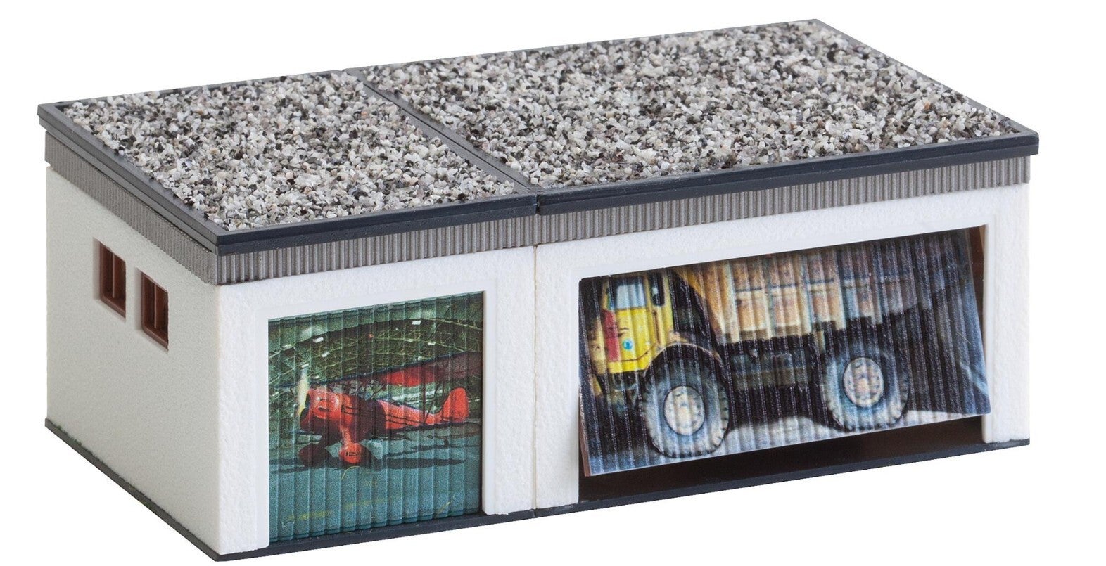 Faller 130319 Doppelgarage mit Antriebsteilen