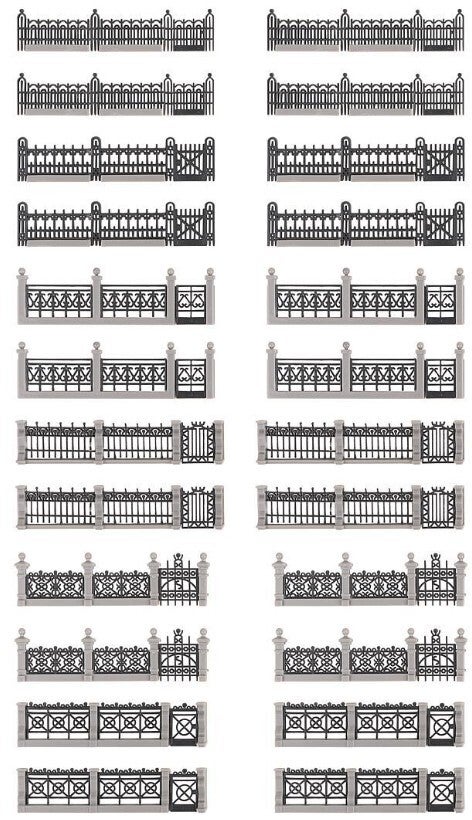 Faller 180417 Eisenzäune-Set