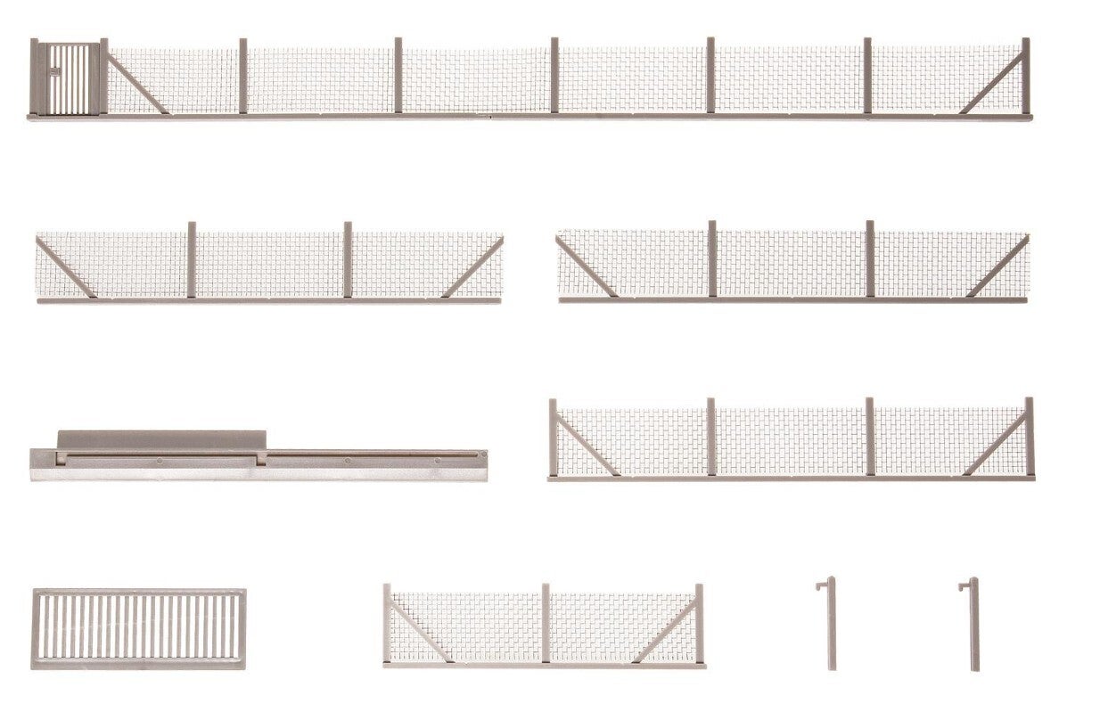 Faller 180433 Industrie-Metallzaun, 1010 mm