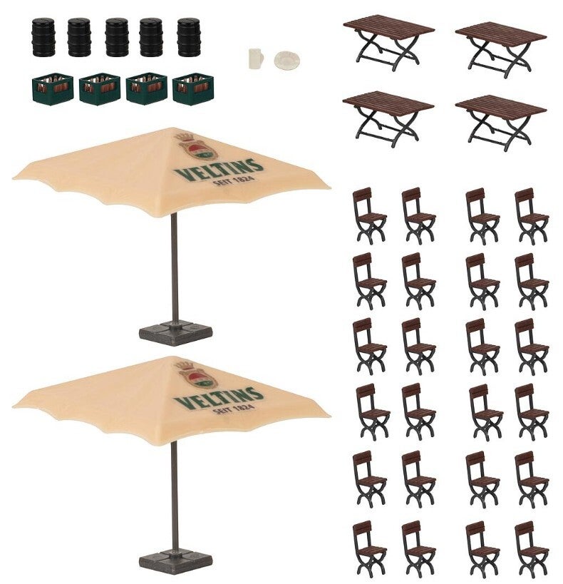 Faller 180437 Biergarten-Set Veltins