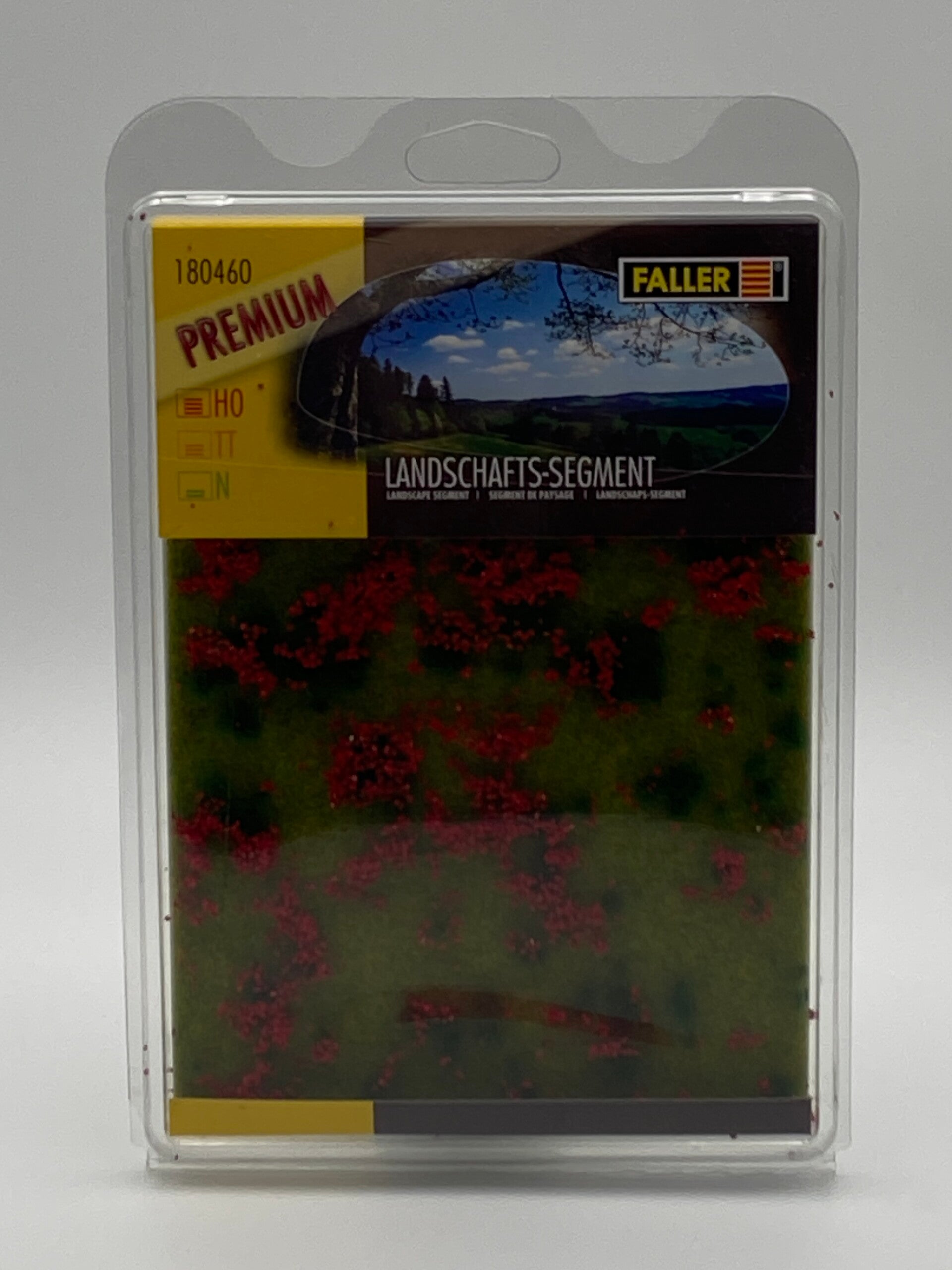 Faller 180460 PREMIUM Landschafts-Segment, Blumenwiese, rot