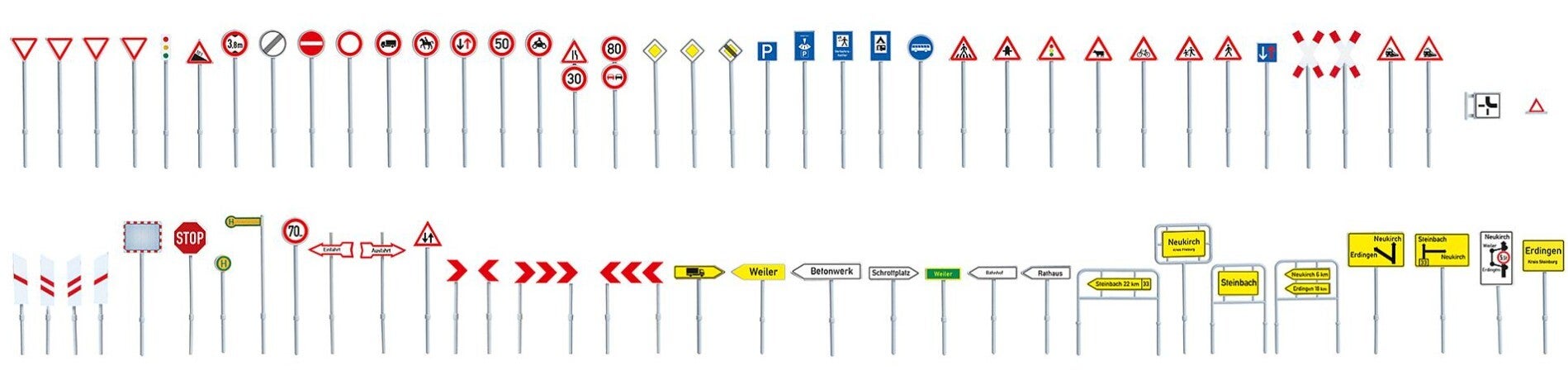 Faller 180533 Verkehrsschilder-Set