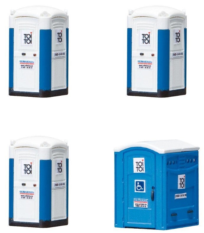 Faller 180543 Mobile Toilettenkabinen TOI TOI