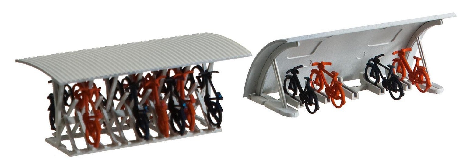 Faller 180584 2 Fahrradständer mit Rädern