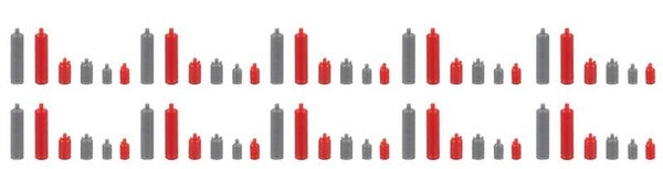 Faller 180863 60 Gasflaschen