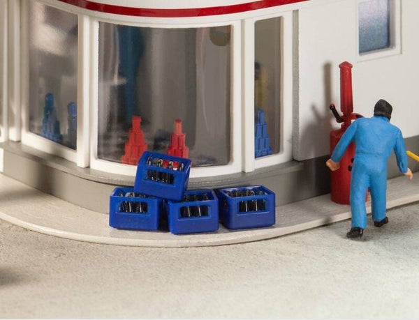 Faller 180968 4 Bierkästen mit Flaschen