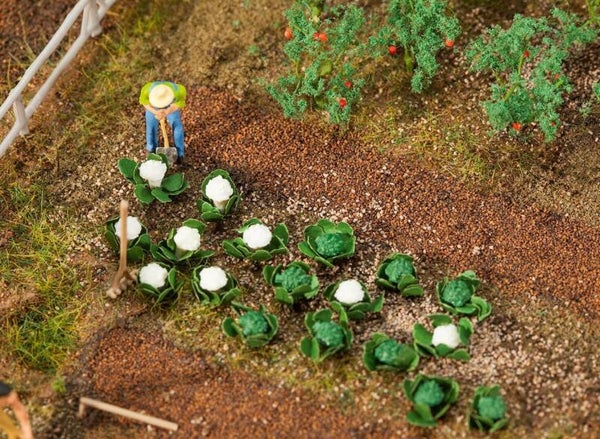 Faller 181257 10 Grün- und 10 Blumenkohlköpfe