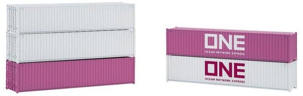 Faller 182152 40' Container ONE, 5er-Set