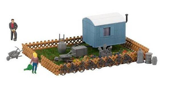 Faller 190090 Jubiläumsmodell Schrebergarten mit Figuren