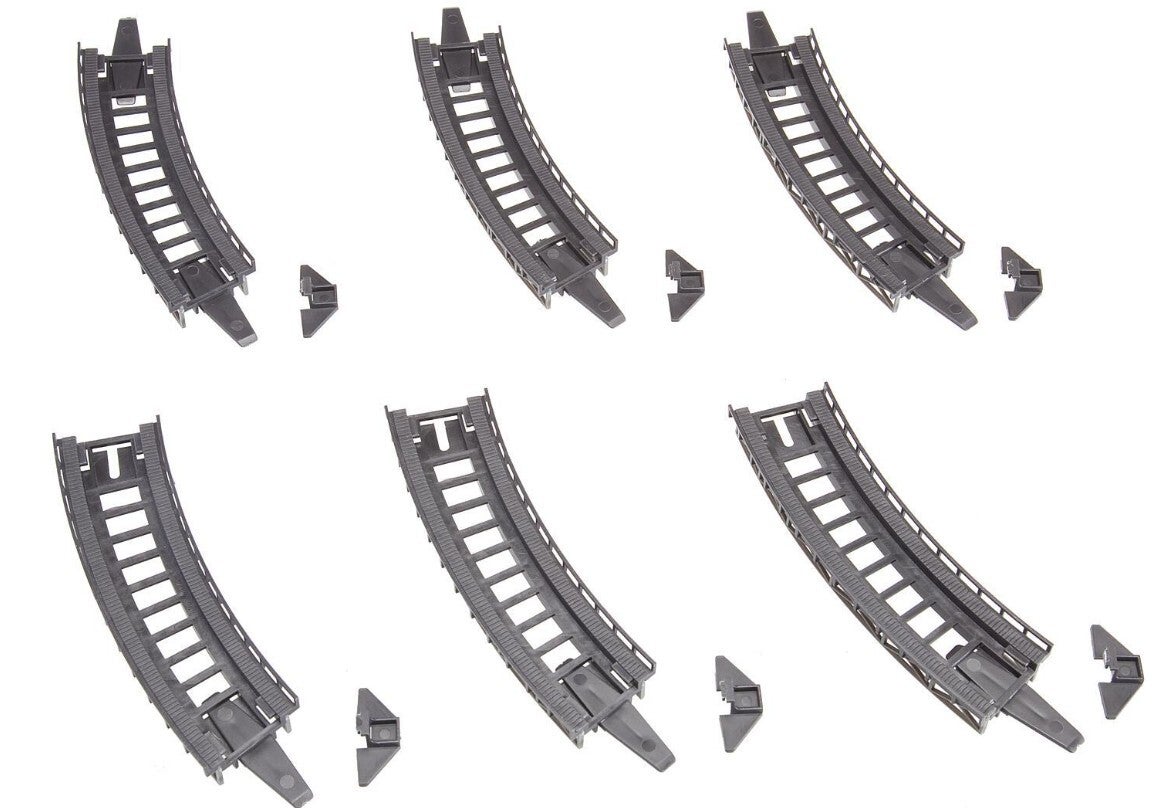 Faller 222543 6 Auffahrtsteile, gebogen