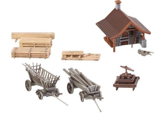 Faller 232359 Backhäuschen mit Zubehör