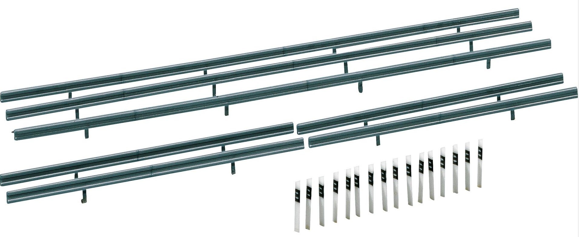 Faller 272452 Leitplanken, 40 Begrenzungspfähle, 860 mm