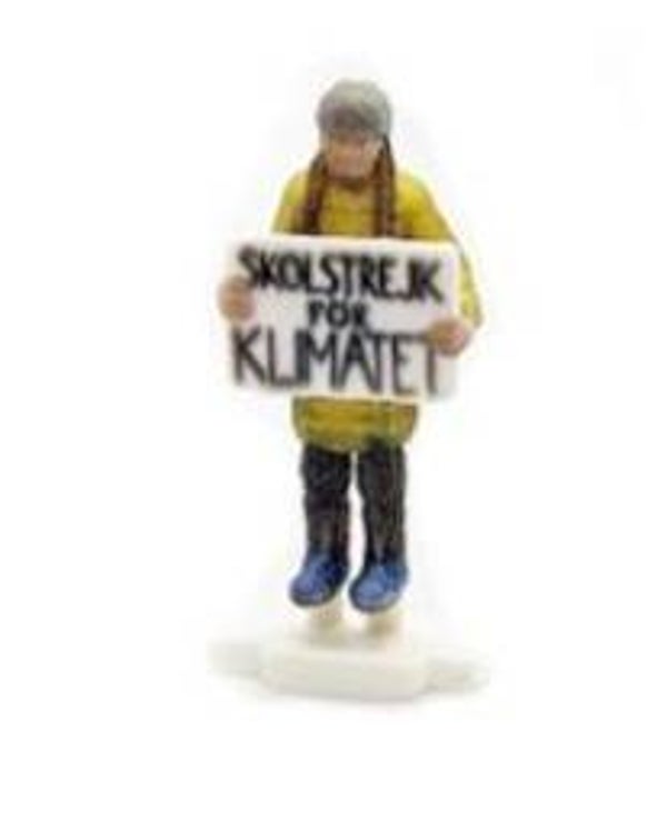 Hünerbein Miniatur 1133 H0 Greta mit Schild