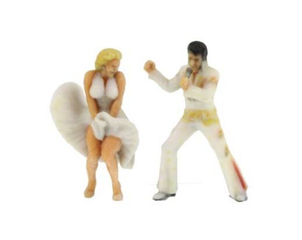Hünerbein Miniatur 1174 H0 Marilyn & Elvis