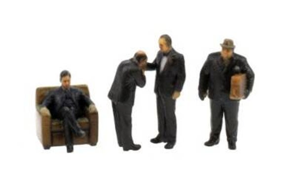 Hünerbein Miniatur 1176 H0 Mafia Boss Set