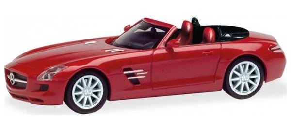 Herpa 024853-002 1:87 Mercedes-Benz SLS AMG Roadster, feueropal
