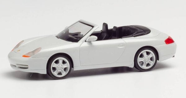 Herpa 032674-002 1:87 Porsche 996 C4 Cabrio carraraweiss metallic