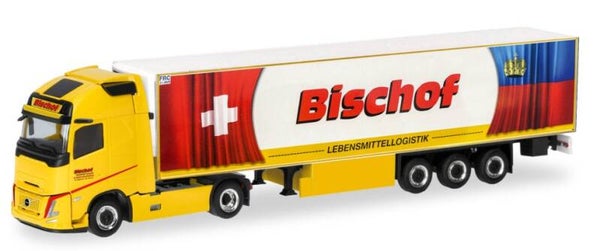 Herpa 321785 1:87 Volvo FH Aero Globetrotter XL Kühlkoffer-Sattelzug Bischof