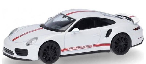 Herpa 420358-002 1:87 Porsche 911 (991) Turbo, carraraweiss
