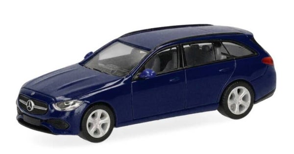 Herpa 421010-003 1:87 Mercedes-Benz C-Klasse, saphirblau