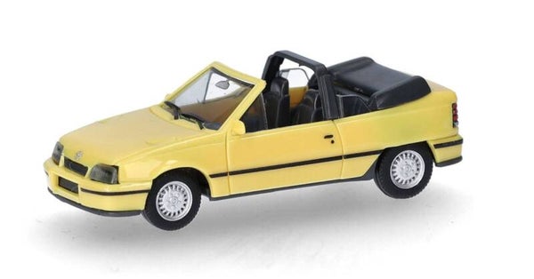 Herpa 421027 1:87 Opel Kadett GSi Cabrio jamaicagelb