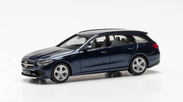 Herpa 430388-002 1:87 Mercedes-Benz C-lasse T-Modell blau