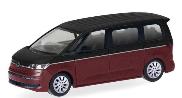 Herpa 430425-002 1:87 VW Multivan Deep-Black/Fortanarot