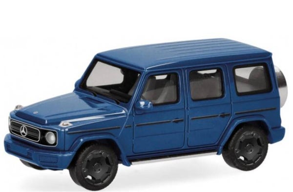 Herpa 431194 1:87 Mercedes-Benz G580, sodalithblau metallic